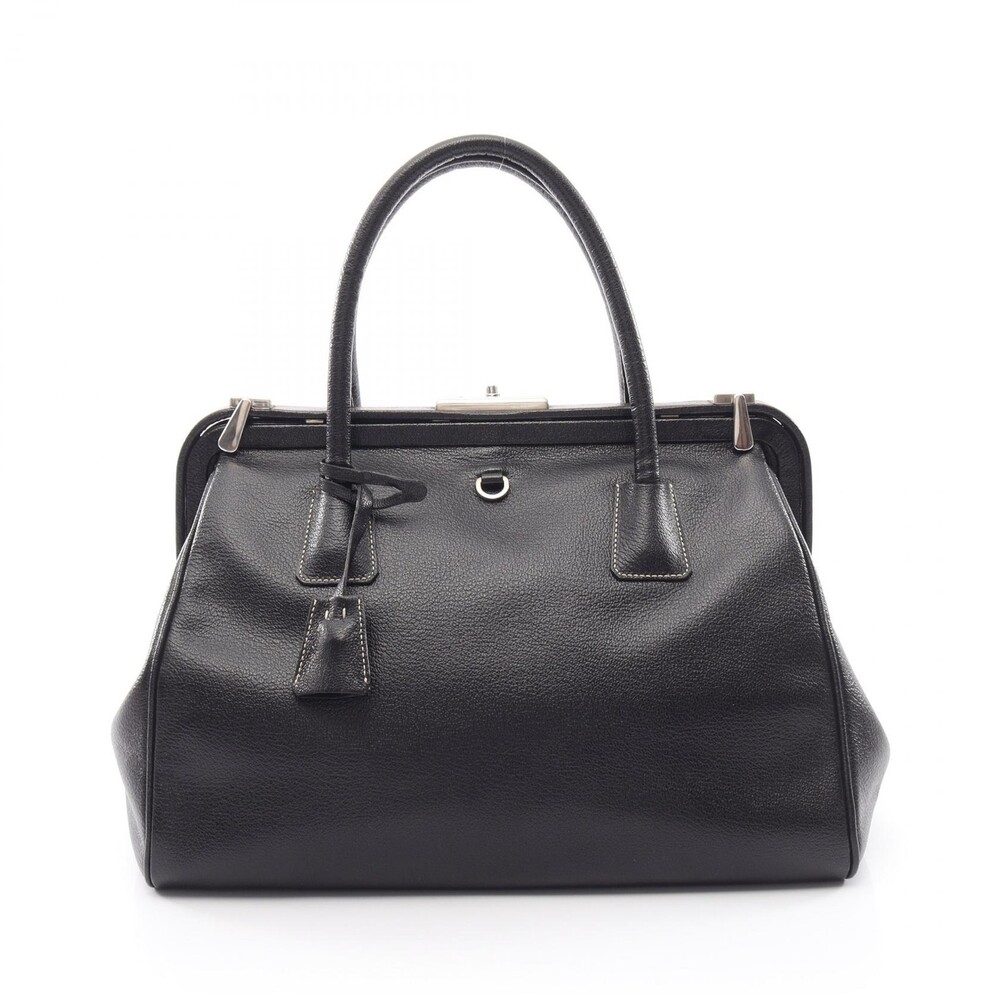 Prada Doctor's Handbag Leather Black #308621P77B